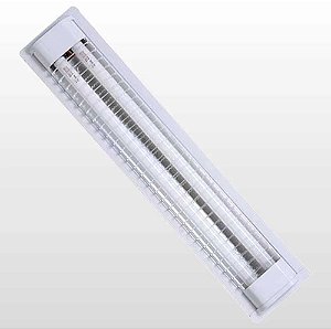 LUMINÁRIA EMBUTIR TA 71 2X20W COM REATOR  BIVOLT TASCHIBRA