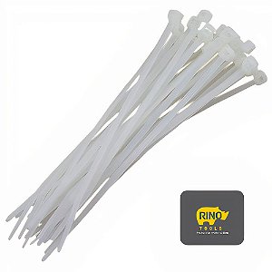 ABRAÇADEIRA DE NYLON 200MMX2,5MM BRANCO RINO