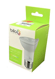 LÂMPADA LED PAR 20 5W 3000K BRILIA