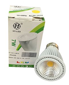 LÂMPADA LED PAR-20 07W BIVOLT E27 3000K HY-LED