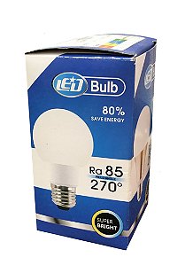 LÂMPADA LED BULBO 7W BRANCA FRIA