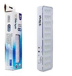 LUMINÁRIA EMERGENCIAL 30 LEDS GALAXY 1750
