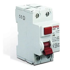 INTERRUPTOR DIFERENCIAL STECK 2P 25A 300MA