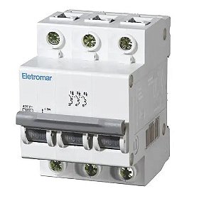 DISJUNTOR DIN TRIPOLAR ELETROMAR CURVA C 63 A