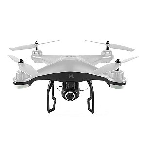 Drone Multilaser Fenix GPS FPV Câmera FULL HD 1920P - ES204 Branco