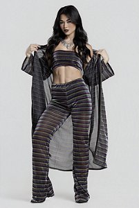KIMONO LISTRA LUREX