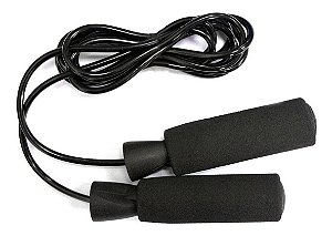 Corda Pular Rolamento Ajustável Pvc  Musculação