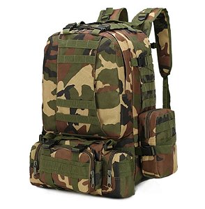 Mochila Tática Militar Grande 60 Litros com Compartimentos