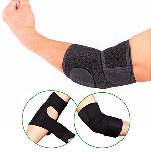 Cotoveleira Ortopédica Ajustável Velcro Alívio da Dor e Tendinite 1 Unidade