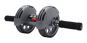 Roda Abdominal Com 2 Rodas Modelo Power com Barra Reforçada