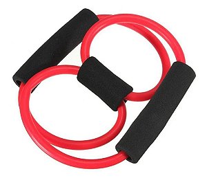 Elastico Extensor Tensão Exercício Fitness Treino Em Casa Ombro Braço Glúteos em 8 Ad 8