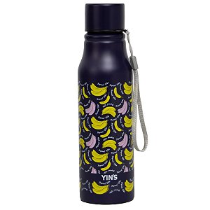 Garrafa de Água Térmica Alumínio Bananas 650ML Com Alça