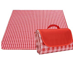 Tapete De Piquenique Toalha Impermeável Quadriculado 1,5Mx2M