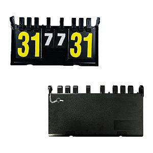 Placar De Mesa Volei/Futebol/Basquete Dobrável Marcador Manual Contador De Pontos