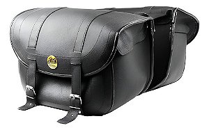 Alforge (bolsa) De Garupa Em Couro Legítimo De 20 À 24L