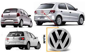 EMBLEMA LOGOTIPO PORTA MALAS VW FOX 09/14 GOL 09/12