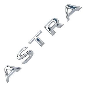 Emblema Escrita Astra Gm Astra 02/12 Cromado