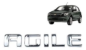 Emblema Letreiro Gm Agile 09 10 11 12 13 14 15