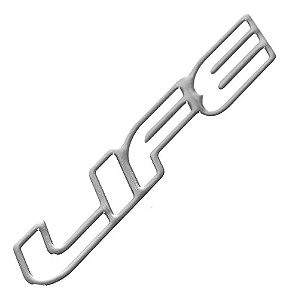 Emblema Life Gm Resinado Prata Celta Corsa Adesivo Porta
