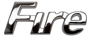 Emblema Letreiro Fire Cromado Mala Fiat 00 A 07