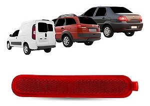 Refletor Parachoque Ld Siena 01/16 Palio Weekend 09/16