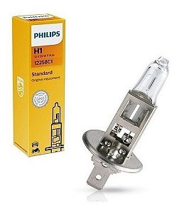 Lâmpada H1 Farol Alto Baixo Neblina Philips Standard 12v 55w