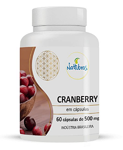 Cranberry - 60 Cápsulas de 500mg NATTUBRAS