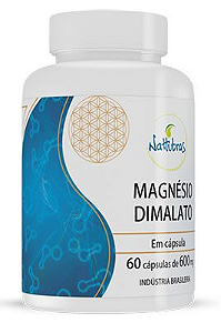 Magnésio Dimalato - 60 Cápsulas de 600mg NATTUBRAS