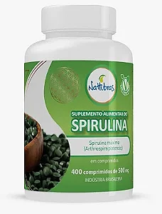 Spirulina - 200 Comprimidos de 500mg NATTUBRAS
