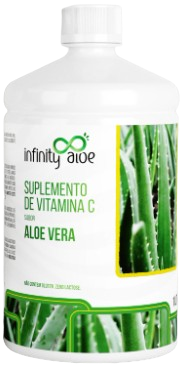 Suplemento de Vitamina C - Sabor Aloe Vera - 1 Litro Infinity Aloe