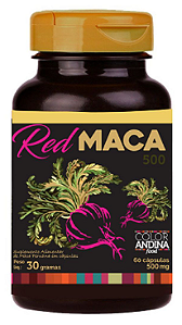 Red Maca - 60 cápsulas 30 gramas - Color Andina