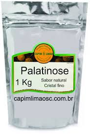 Palatinose - 1 Kg - Sabor natural, Cristal fino