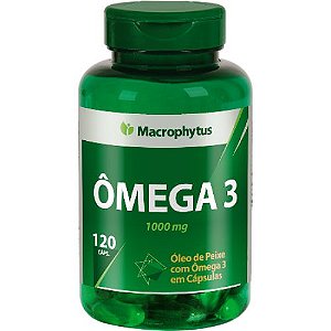 Omega 3 - 120 cápsulas de 1000mg  Macrophytus