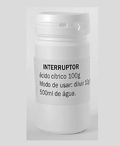 Interruptor - 100g - Ácido cítrico