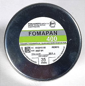 Filme fomapan 400  - lata 35mm  30,5 metros  *atenção ao prazo
