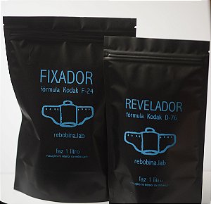 Kit - Revelador D76 para 1L e Fixador para F24 1L- brinde interruptor