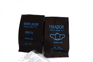 Revelador Dektol (d-72) + Fixador F 24 ( Kit )  para uso com  Papeis P/b  + interruptor brinde
