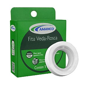 Fita Veda Rosca 18mm X 10m Amanco - 1 Rolo