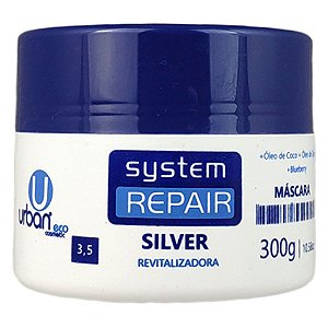 Máscara Matizadora Revitalizadora Alta Hidratação Óleos de Coco Ojon Blueberry Silver System Repair