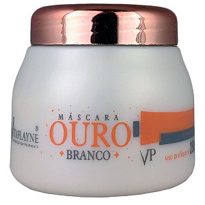 Máscara de Hidratação Ouro Branco Argan Ojon Vitamina E Extrato Pérola Reparação 250gr Vitaflayne