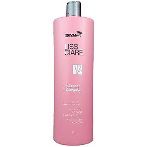 Shampoo Antirresíduo Detangling Liss Ciare Bambu Proteína da Seda e Colágeno 1 Litro - Paiolla