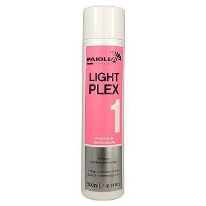 Protetor de Descoloração Light Plex Passo 1 - Hidratação Reconstrução Cauterização Aminoácidos 300ml - Paiolla