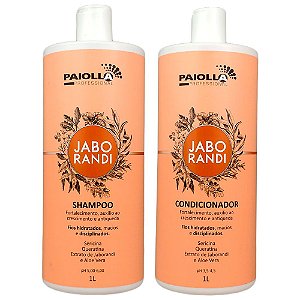 Kit Jaborandi Shampoo e Condicionador Queratina Energizante Auxilia Contra Oleosidade e Queda - Paiolla