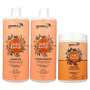 Kit Jaborandi Shampoo Condicionador e Máscara Energizante Auxilia Contra Oleosidade e Queda - Paiolla