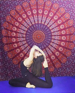 2 Mantas Casal Queen, Capa de Sofa, Tecido Indiano Importada Painel Decorativo