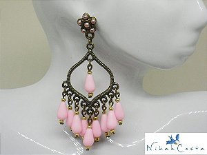 Brinco Boho – Rosa Brinco Boho – Rosa