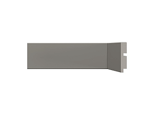 Rodapé Santa Luzia Liso 451 Cinza Titanium 7 cm