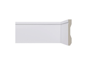 Rodapé Santa Luzia Frisado LEV102 Branco 10 cm