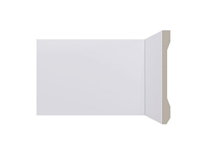 Rodapé Santa Luzia Liso LEV151 Branco 15 cm