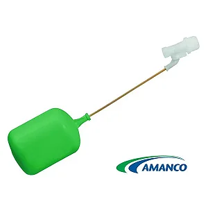 Torneira Boia Plastica 3/4'' Verde Amanco